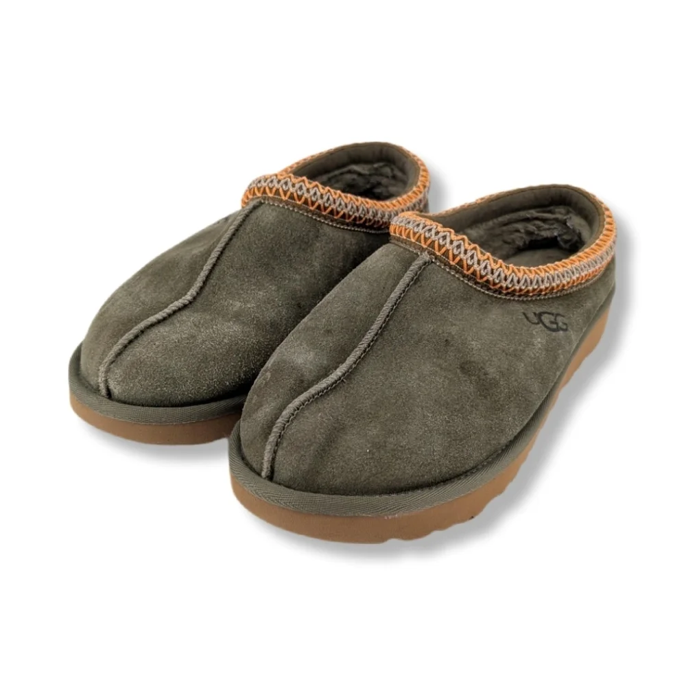 UGG Olive Green Tasman II Cozy Slippers